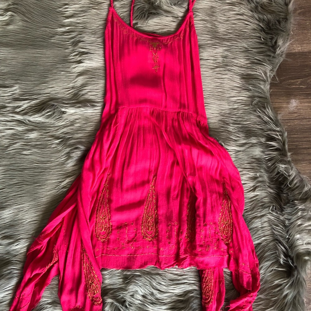 Free People Hot Pink Dress